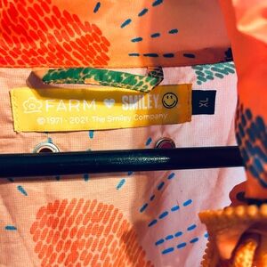 Farm Rio x Smiley Print Zip Jumpsuit